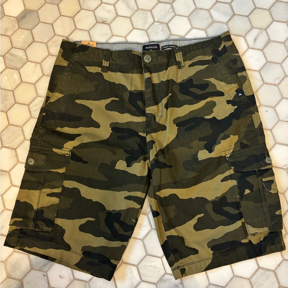 Quicksilver Crucial Battle Men's Camo Cargo Shorts